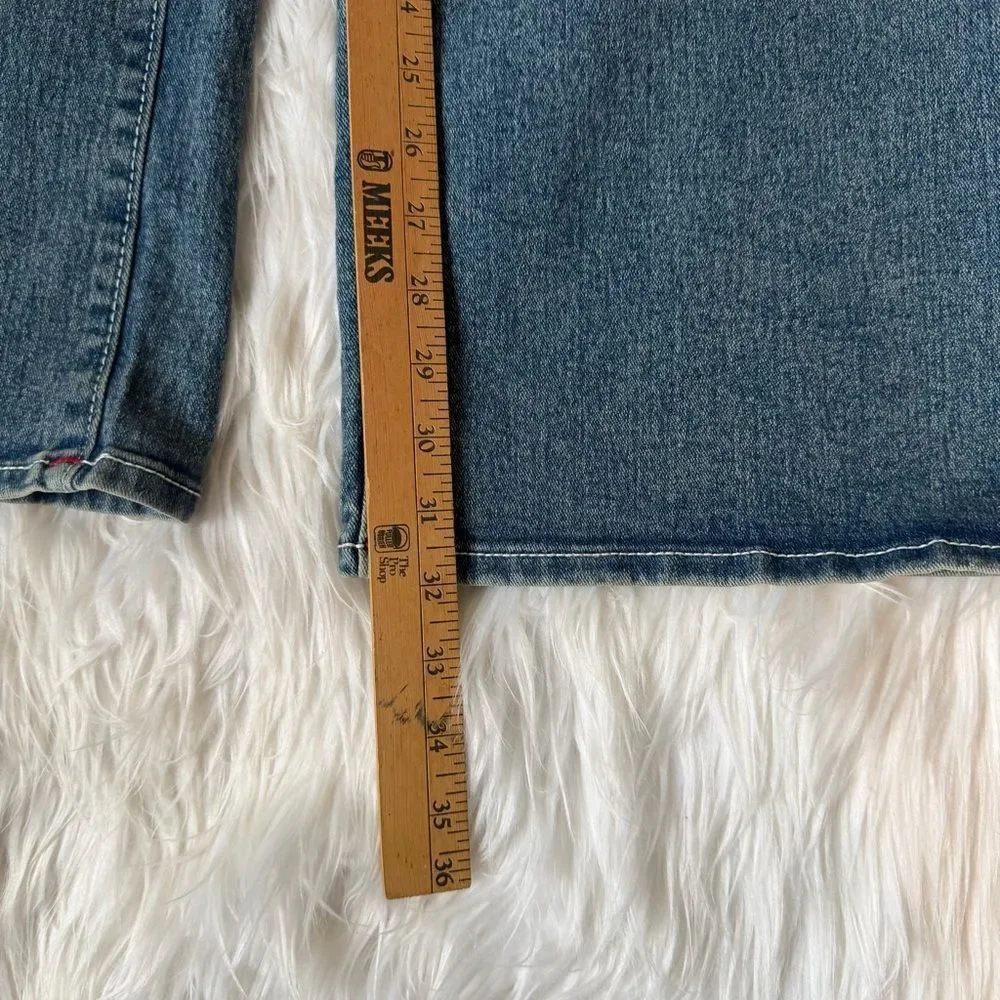 NWT True Religion Jeans Womens Bobbi Low Slung Baggy Blue Denim Stretch 28X32